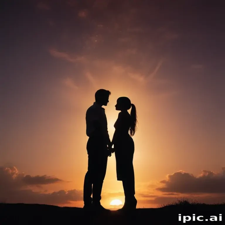 couple silhouette