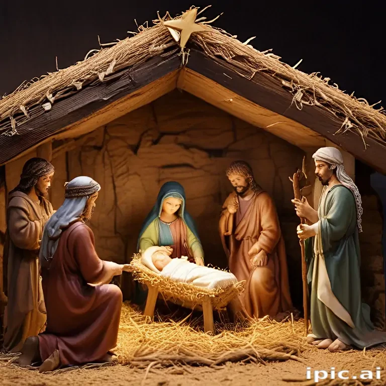 images of the manger scene