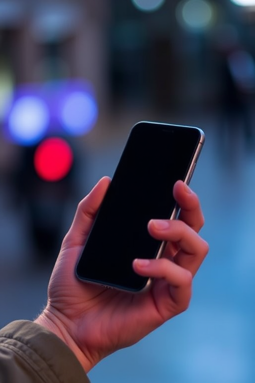 holding a phone