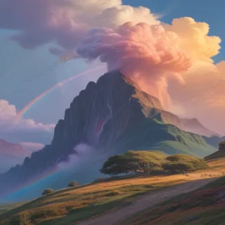 rainbow pastel