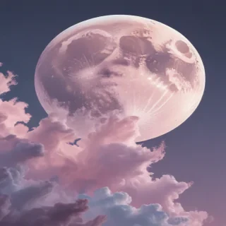 pastel aesthetic moon wallpaper