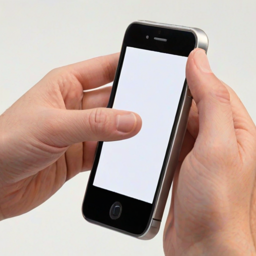hand holding phone png