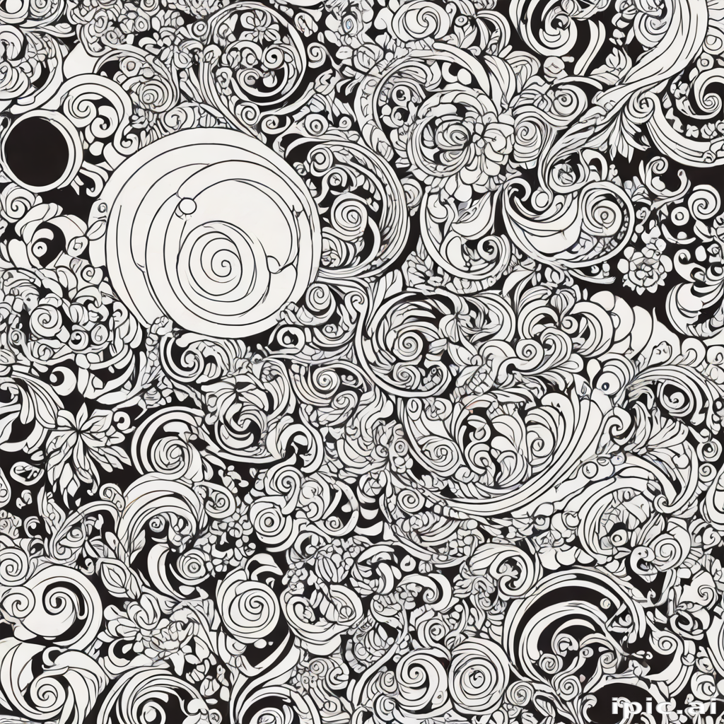 line art background