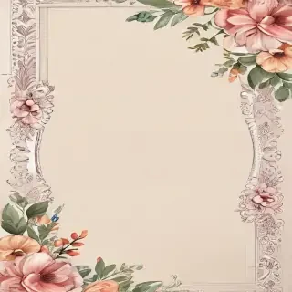 floral page borders