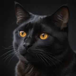 black cat png