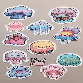 transparent aesthetic stickers
