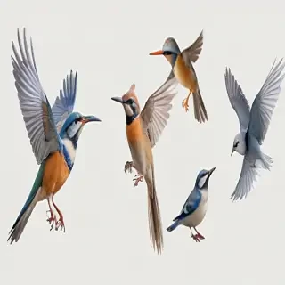 birds transparent background