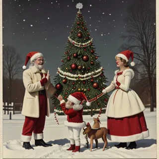vintage christmas image