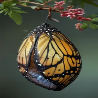 butterfly cocoon png