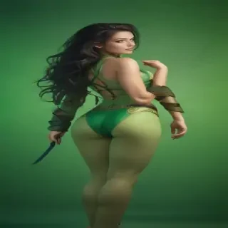 green background