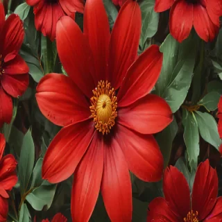 red flower png