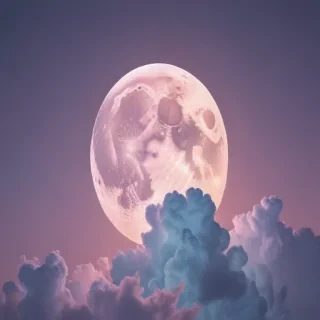 pastel aesthetic moon wallpaper