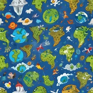 cartoon picture planet earth