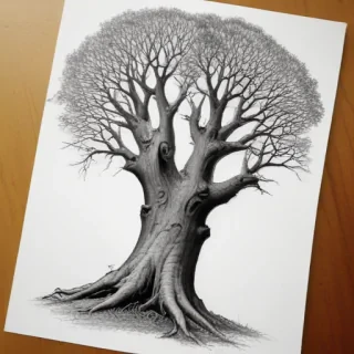 dead tree drawings