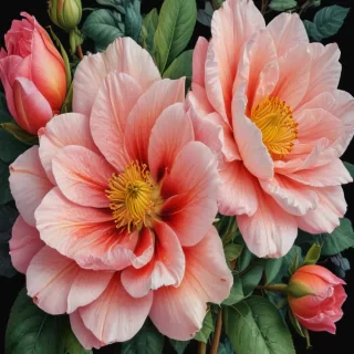 flower color drawings
