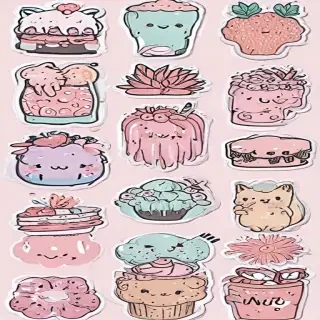 aesthetic stickers printable