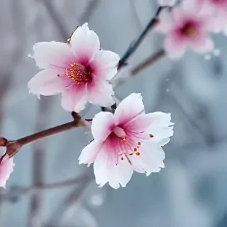 winter flower wallpaper background