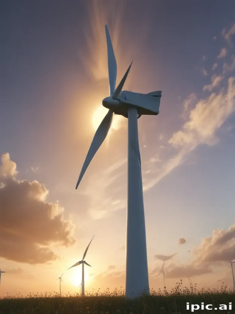 wind turbine png