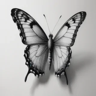 buterfly sketch