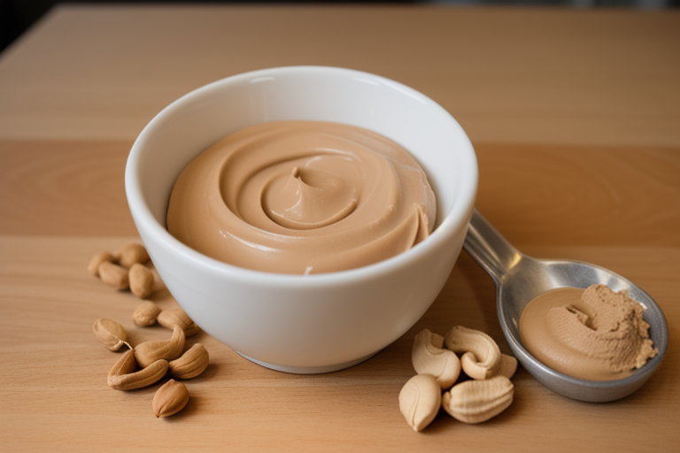 how many grams in a cup of peanut butter