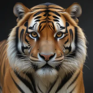 transparent tiger