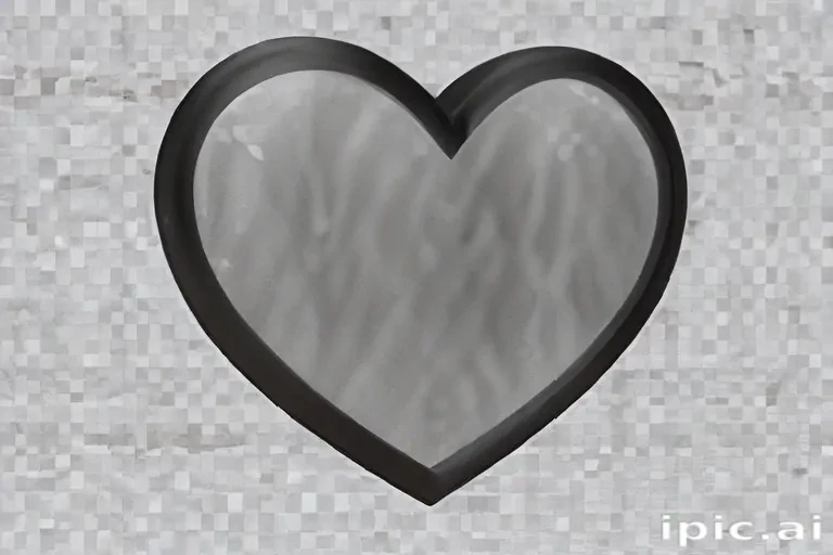 black heart transparent