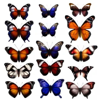 png butterflies