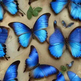 blue morpho butterfly