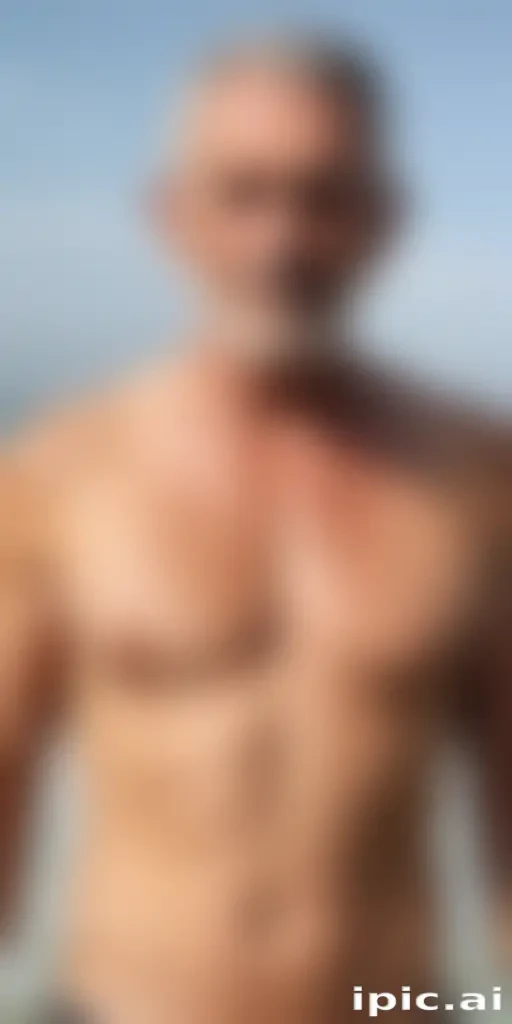 shirtless old men