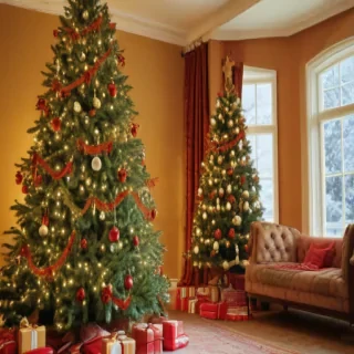wallpaper christmas tree background