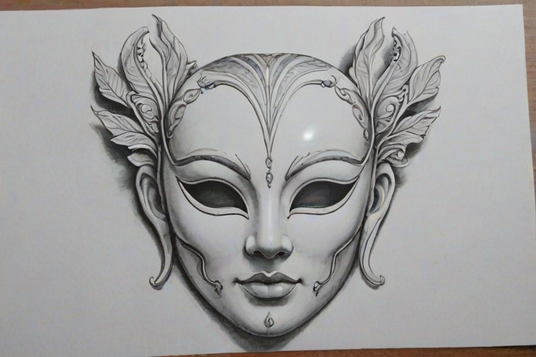 mask drawing