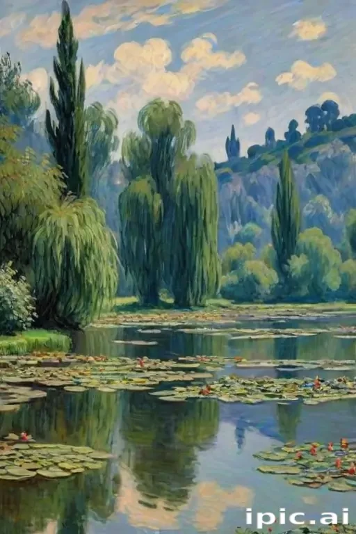 monet painting wallpaper