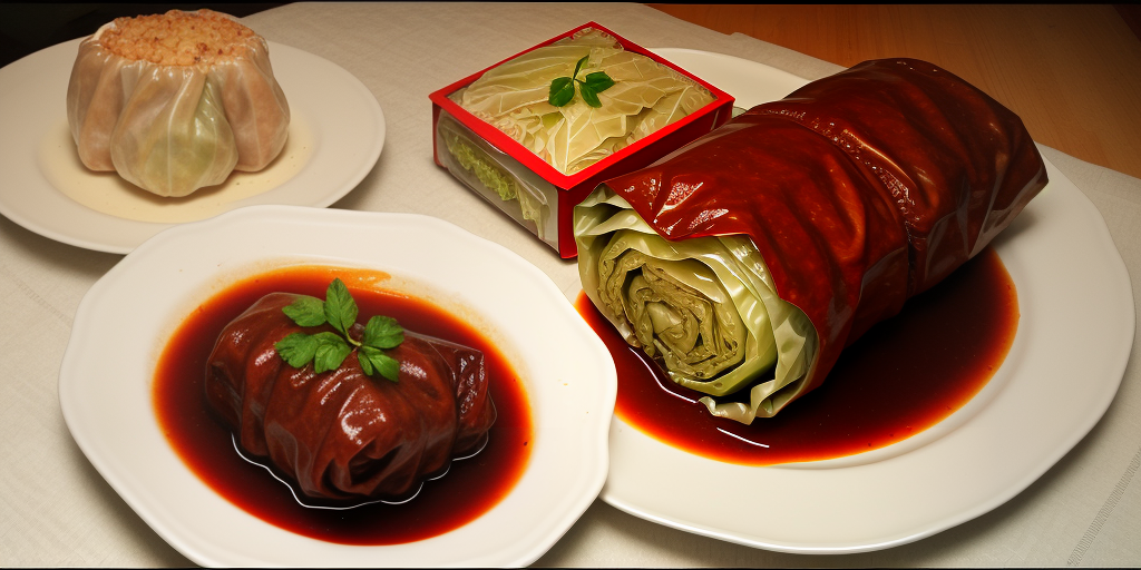 what goes with cabbage rolls