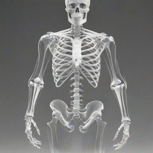 skeleton transparent