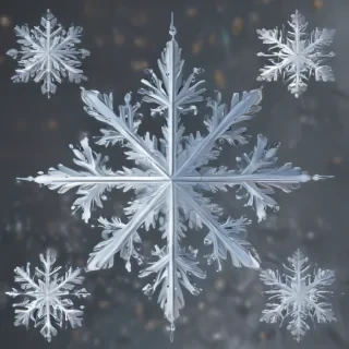 snowflake clipart free