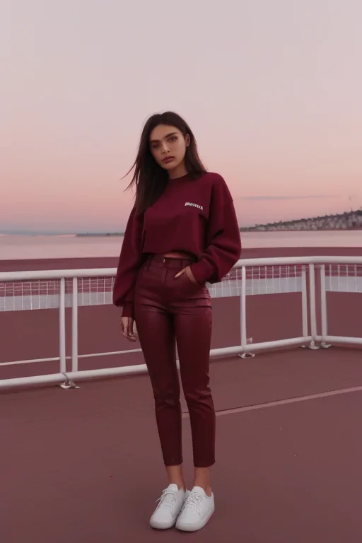 maroon aesthetic