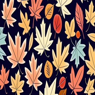 fall leaves iphone wallpaper