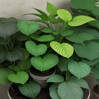 zoom background plants