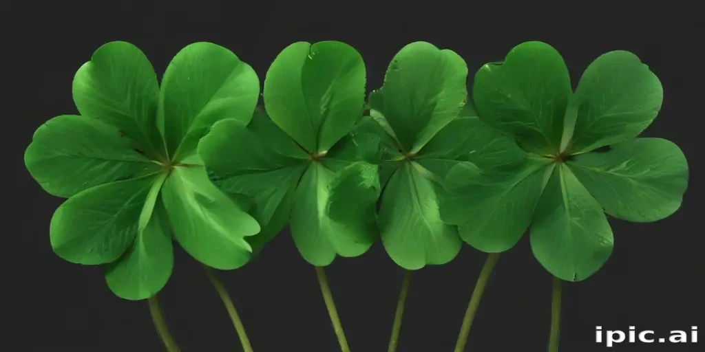 4 leaf clover png