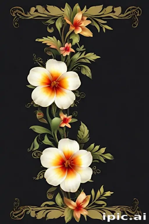 png border flower