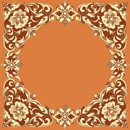 create an ornate vintage border design with intricate floral motifs, high-resolution, shot with a 50mm lens at f/2.8, natural light, DSLR camera, soft focus for added texture and depth
