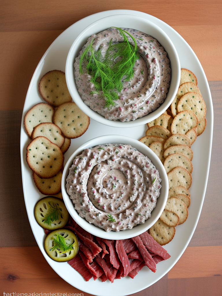 dried beef dip with dill pickles