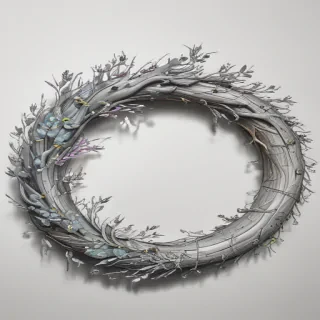 wreath drawing