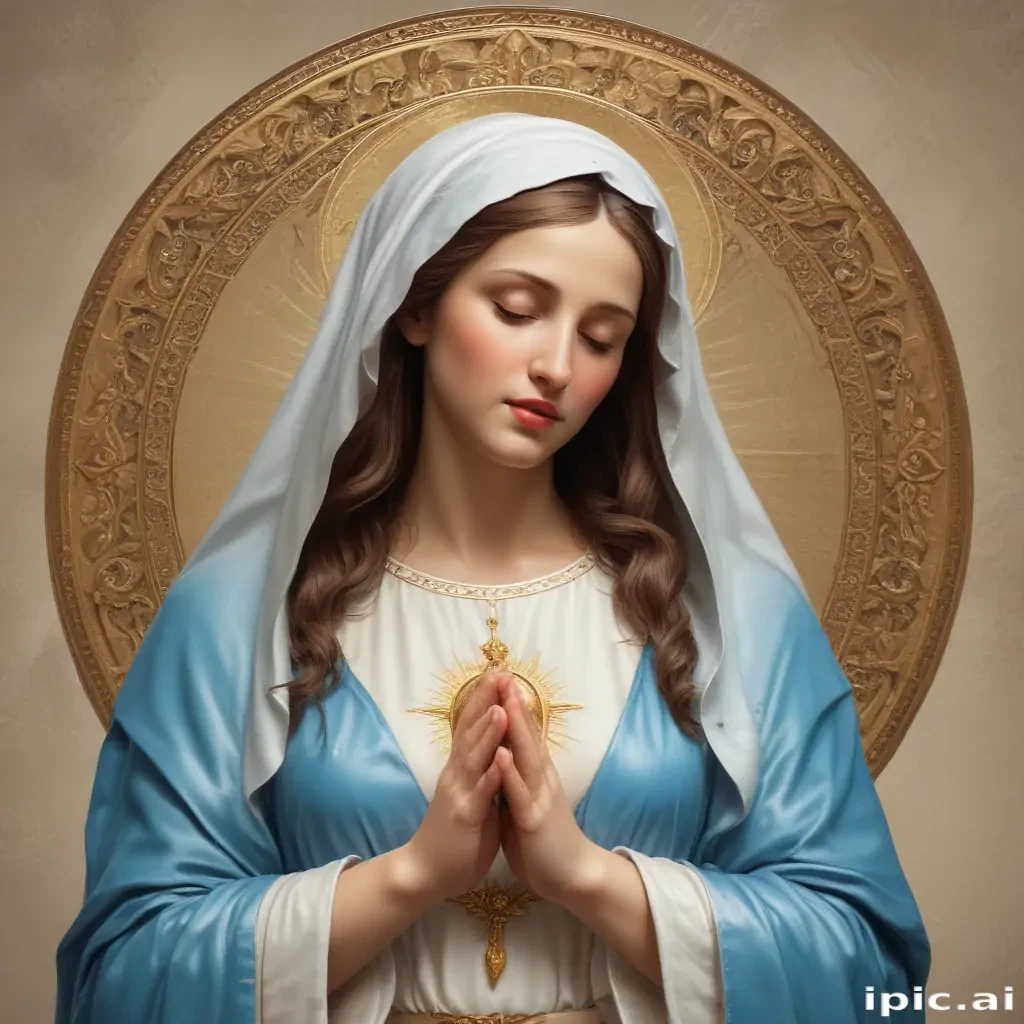 virgin mary clipart