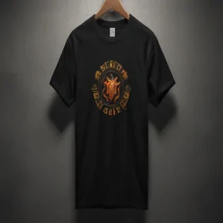 black t shirt mockup free