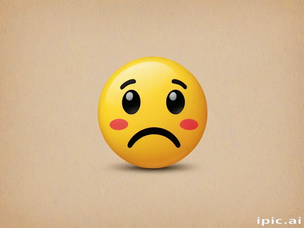sad face emoji png