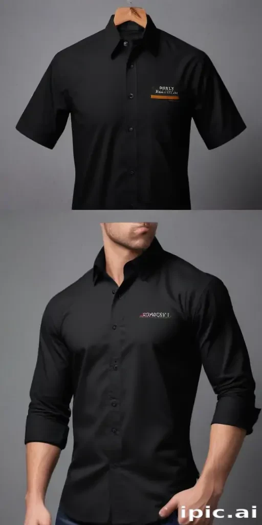 black mockup shirt