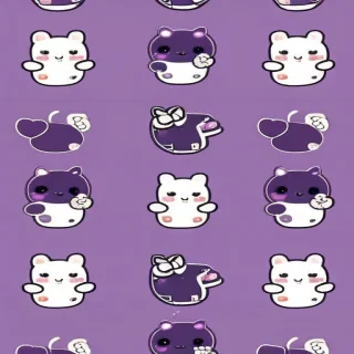cute purple wallpaper