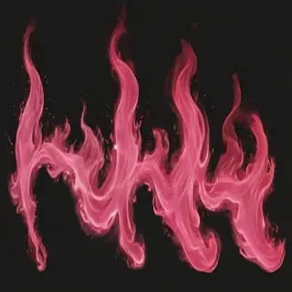 pink flames png