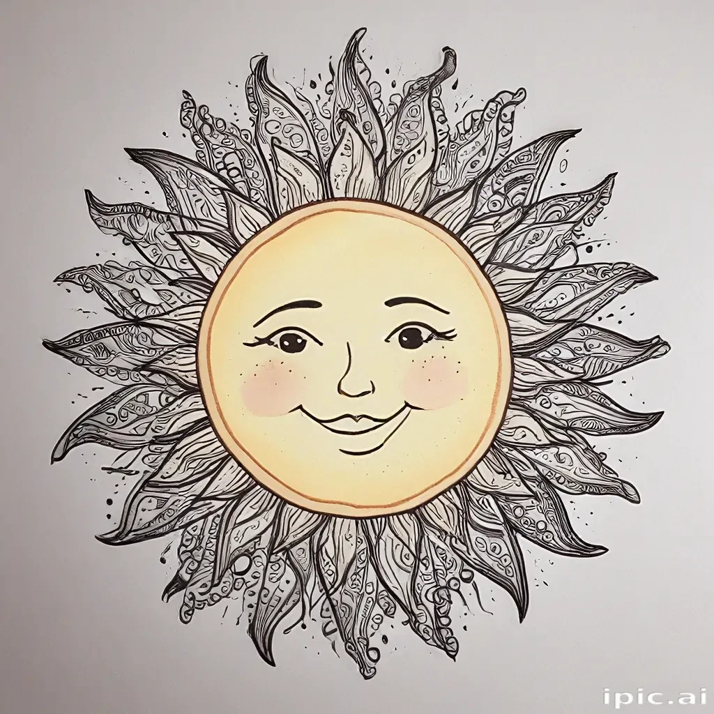 sun doodle